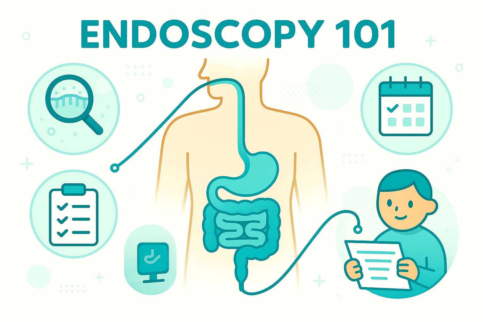 Endoscopy 101 - Your Guide to EGD and Colonoscopy | Gut Check Daily Explains - Gut Check Daily